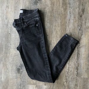 Madewell Skinny Skinny Sz 25 Black Wash Jeans